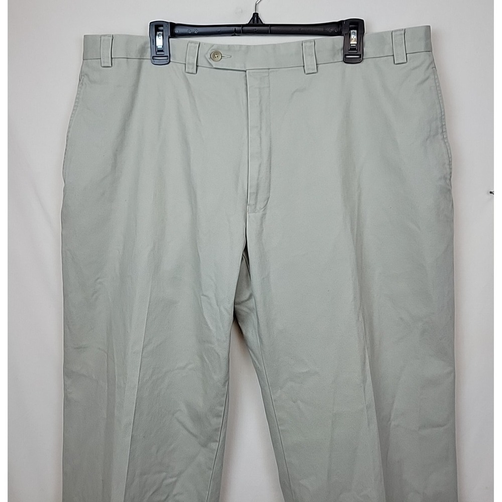 POLO Ralph Lauren Size 40x30 Khaki Chino Flat Front Pants Casual,‎ Work